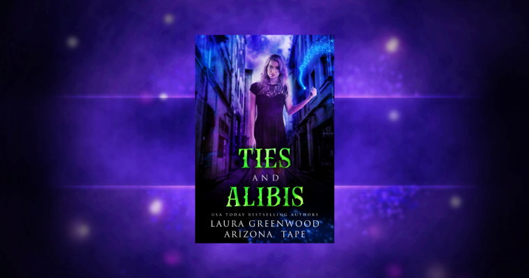 COMING SOON: Ties And Alibis (Amethyst’s Wand Shop Mysteries #11, co-written with Laura Greenwood)